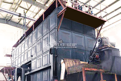 indsutrial coal fired boiler site