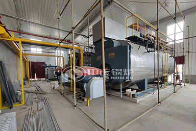 industrial gas boiler site